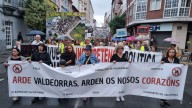 Cientos de personas reclaman en Valdeorras medidas urgentes de protección y gestión forestal