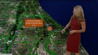 Lanes closed on inbound Edens Expressway due to pothole