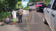 Motociclista lesionado al derrapar en su caballito de acero
