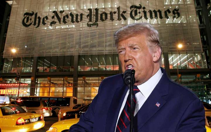 Juez desestima por 'inapropiada' la demanda de Trump contra NYT