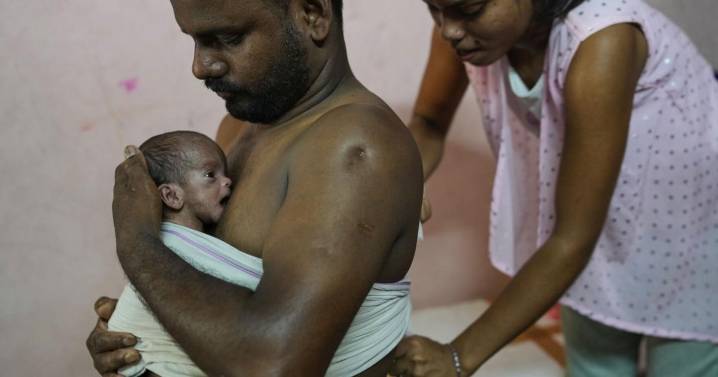 Photos show newborn caregiving programs helping ease parenting in India