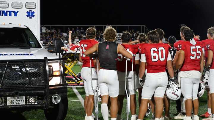New Home players conscious, moving after collision in Friday's game