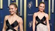 Kristen Bell Goes Sheer in Armani Privé Dress at Emmys 2025