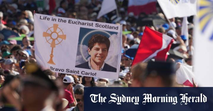 Pope Leo XIV declares Carlo Acutis, 15, first millennial saint