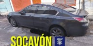 Cierran la calle Mariano Bárcena por aparición de socavón