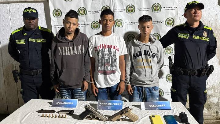 Caen tres peligrosos sicarios de Los Costeños en Baranoa, Atlántico: así fue el operativo de la Policía