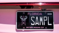 El Inter Miami lanza su propia matrícula de coche para llevar su futbol al resto de EU