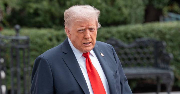 Trump Sparks Shock Theories After He Takes Blue Tablet At U.S. Open