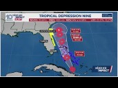 Florida meteorologists track Tropical Depression Nine, Hurricane Humberto