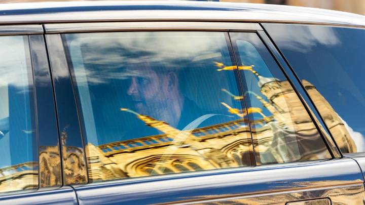Prince Harry visits late Queen's final resting place in Windsor as he marks three years since grandmother's death