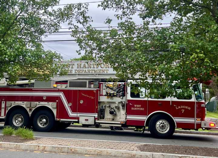 West Hartford Fire Department Quickly Extinguishes Small Blaze