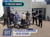 Sáenz Peña: el «Gordo» estaba prófugo por la sustracción de una moto y terminó tras las rejas