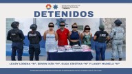 Detienen a tres mujeres y un hombre por narcomenudeo