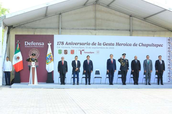 Preside Américo ceremonia del 178 aniversario de la Gesta Heroica de los Niños Héroes de Chapultepec