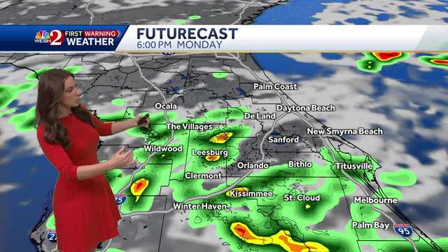 Storms, localized flooding possible in parts of Central Florida