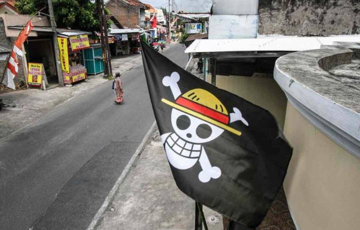 La bandera de One Piece, el nuevo estandarte de la resistencia social