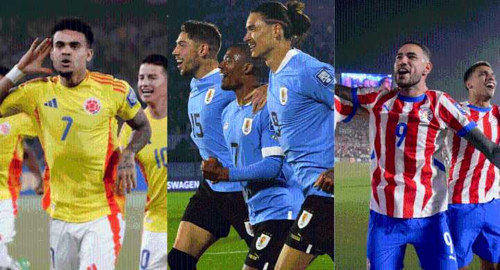 Uruguay, Paraguay y Colombia buscan asegurar cupo directo al Mundial 2026 La 'Tricolor' depende de un triunfo en Barranquilla para clasificar.