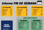 Secuestraron más de 500 motos durante los operativos del fin de semana