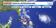 Tropical Depression Nine - Soon to be Imelda