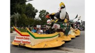 Before the roses, Rose Parade floats take a test spin