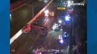 Eastbound lanes of I-40 in Knoxville shut down after tractor