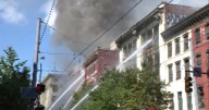 Fire that spread across three vacant buildings in Downtown Baltimore contained