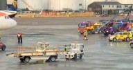 EasyJet plane grounded as crews scramble after 'collision' at Manchester Airport
