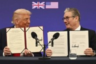 Abordan Trump y Starmer Estado palestino y guerra en Ucrania