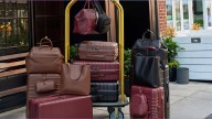 Shop viral Béis weekender bags in new maple and burgundy colors