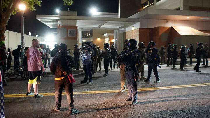 Oregon sues Trump over military deployment to Portland