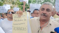 Taxistas del FUTV reclaman a la ATY la entregar de concesiones a la Untrac