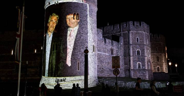 Photos of Trump, Epstein projected onto Windsor Castle lead to arrests