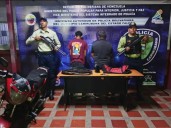 Policarirubana | Detienen a dos sujetos con material estratégico
