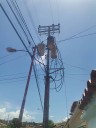 Calle Noruega de Los Mangos sin energía eléctrica desde agosto