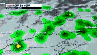 Spotty showers later today, dry into the weekend