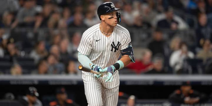 Aaron Judge alone in fifth in Yankees history with 359th homer
