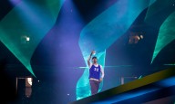 Dayanara Torres y Rauw Alejandro llegan al concierto de Bad Bunny