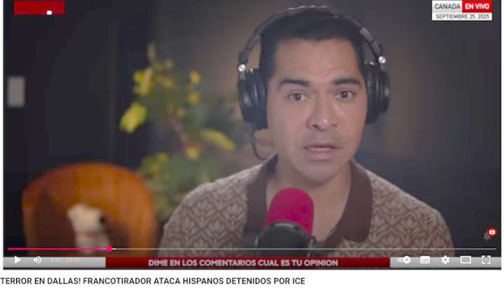 (VIDEO)  Francotirador ataca a hispanos detenidos por ICE, en Dallas, Texas
