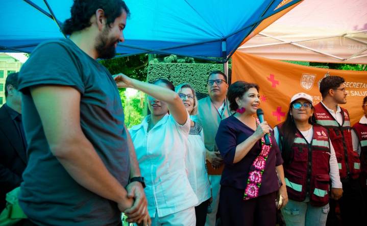 Clara Brugada encabeza arranque de Semana Nacional de Salud Pública; buscan reforzar vacunación contra sarampión