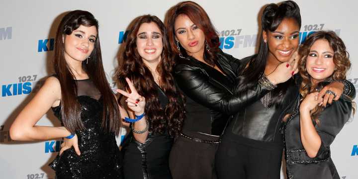 Camila Cabello Reacts to Fifth Harmony Surprise Reunion Performance | Ally Brooke, Camila Cabello, Dinah Jane, Fifth Harmony, Lauren Jauregui, Music, Normani, Normani Kordei | Just Jared: Celebrity Ne