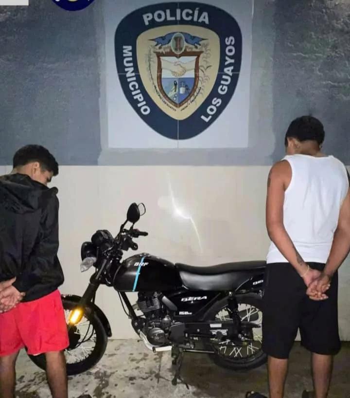 Dos motopiruetas  detenidos por desacato a la autoridad en Los Guayos