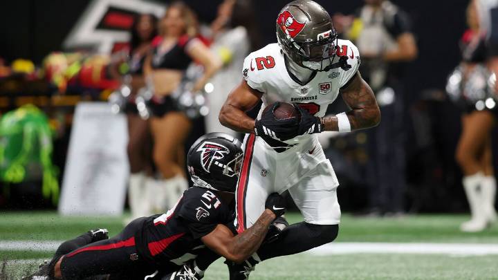 Emeka Egbuka’s ‘shooting to kill’ mic drop after Week 1 Buccaneers heroics