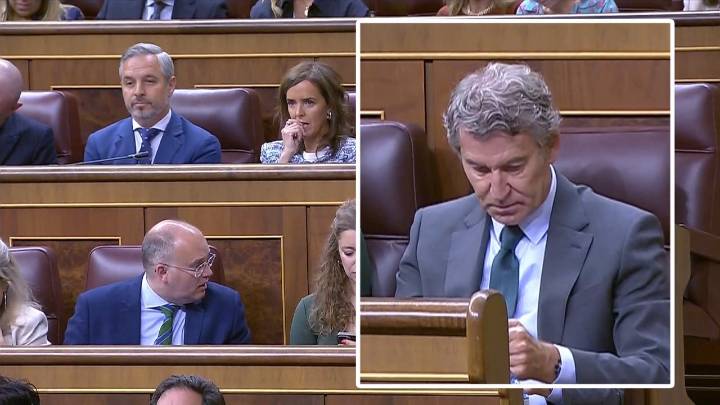 Vídeo: Así ha sido el momento en el que Feijóo se entera de la última hora de Begoña Gómez