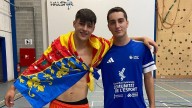 Arnau Mas, de l'escola de pilota d'Ondara, campió d'Europa de One Wall per parelles sub17