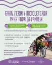 San Lorenzo organiza una gran feria y bicicleteada familiar con sorteos y premios