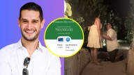 Adrián Marcelo regala 50 mil pesos a pareja que está a punto de casarse en Culiacán