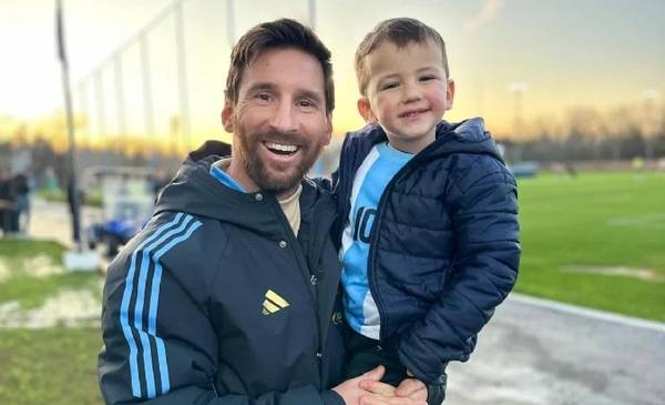 Hermoso gesto de Messi que cumplió el sueño de Luca: lo posibilitó su papá Fabián Cubero