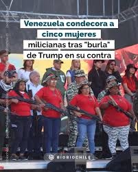 Venezuela condecora a cinco mujeres milicianas como “soldadas de la patria”