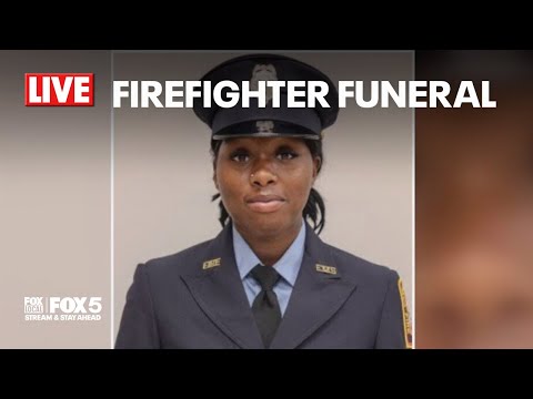 LIVE: Funeral for firefighter who fell to her death at her graduation party