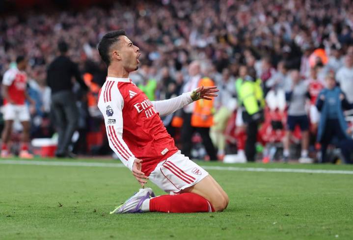 Arsenal 1 Manchester City 1 - Dramatic, late Gabriel Martinelli equaliser saves point at Emirates